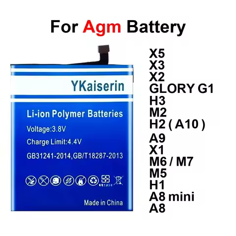 Mobile Phone Battery Stable 2800-6900Mah For Agm A10 A8 A9 Glory H1 H3 M2 M5 M6 M7 X1 X2 X3 X5 Pro M