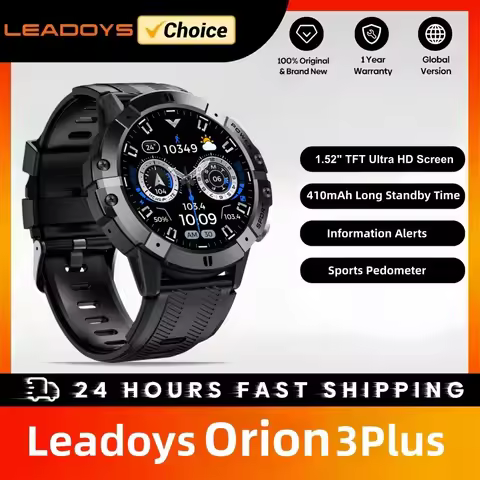 LEADOYS C29 Smart Watch1.52 "Screen, 120 + Sports ModesFitness Sleep Heart Rate, SpO2 Stress Detecti