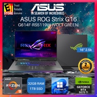 ASUS ROG Strix G16 G614F-RS5119W (RYZEN 9 9955HX3D /32GB/1TB/RTX5070 Ti 12GB/16'WUXGA 165HZ/RGB/W11/
