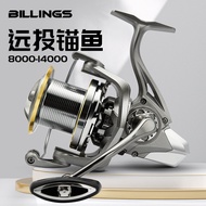 Billings Lure Fishing Reel Cross-Border Metal Spinning Wheel Sea Fishing Long Casting Reel NGK Ancho