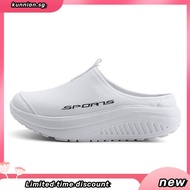 size35-43 lightweight Women Slip on shoes wedge Half shoes Causal shoes for women 42/43