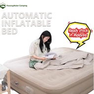 Inflatable camping bed, double air mattress, portable,quick inflation, lightweight, travel-friendly