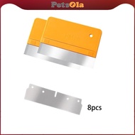 PETSOLA Replaceable Cake Smoother Scrapers, Pastry, Bakery, Cake Decorating Supplies