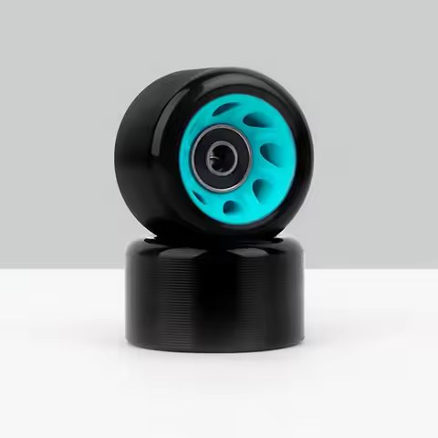 4 Pieces Freeline Skates Wheels 58 x 32mm 82A Roller Skate Wheel With 608 Bearings Highly Elastic Wh