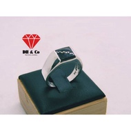 PERMATA AKIK YAMAN HITAM ASLI SILVER 925