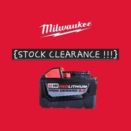 {STOCK CLEARANCE} MILWAUKEE M18 Batteries And Chargers For 5.0Ah / 8.0Ah RED-LITHIUM™-ION Battery