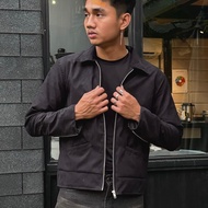 Jacket Suede Vintage Boxy Bikin Enak Mata