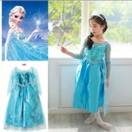 ชุดเจ้าหญิง เอลซ่า ชุดเอลซ่า ชุดเจ้าหญิงเอลซ่า ชุดราชินีหิมะ Elsa dress ชุดคอสเพลย์ ชุดCosplay ชุดเจ