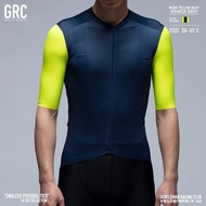 GRC SS20 Man Cycling Ss Jersey- Neon Yellow Navy