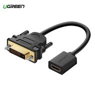 UGREEN DVI to HDMI 1080P Adapter Cable Bidirectional DVI-D Male to HDMI Female Video Converter