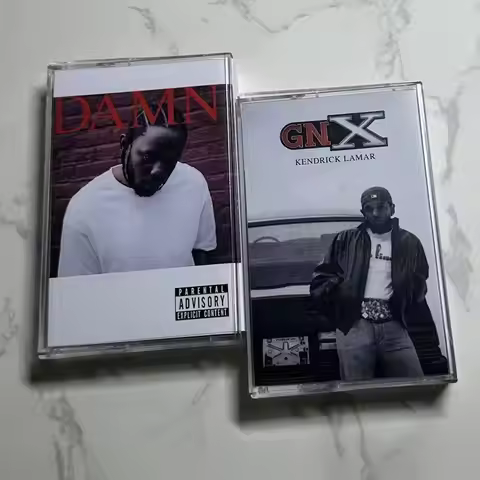 Rap Kung Fu Kenny Kendrick Lamar Music Tape DAMN. Album GNX Cassettes Cosplay Walkman Recorder Car S