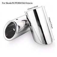 Exhaust Muffler Tips For Audi A1 A3 A4 A5 A6L Q3 Q5 Q7 For Golf 6 7 For VW Tiguan Passat For Skoda O