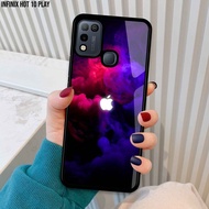 Cassing Infinix Hot 10 Play Fashion Case Logo iPhone Keren Mewah [ Star Case ] - Untuk Pria Dan Wanita - Untuk Infinix Hot 10 Play  - Cassing Hp - Cassing Handphone - Bisa COD ( Bayar Ditempat )