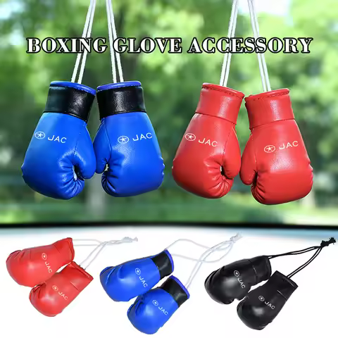 Car Sun Visor Boxing Gloves Pendant Decoration Accessories For JAC J3 J4 J7 JS2 JS3 JS4 KR1 S2 S3 S4