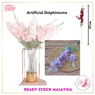 Artificial Delphiniums Bunga Sundal Malam
