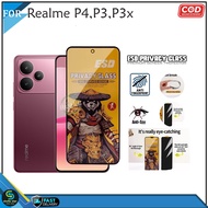 Tempered Glass Full Esd Spy Premium Realme P3 P3X P4 P3 Lite 4G 5G P4 Lite