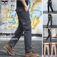Work pants 6 POKRT COTTON cargo long pants 6 pockets cargo pants