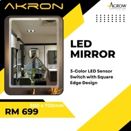 Akron-LED Mirror-Batheoom Mirror-LM-SQ5x7E