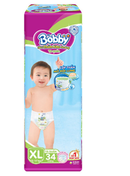 Tã quần Bobby size XL 34 miếng (bé từ 12 -17)