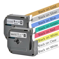 9mm 12mm Label Tape Compatible for Brother label maker PT-80 PT80 MK-231 M-K231 MK-221 MK-131 MK-531