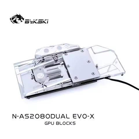 Bykski GPU Block for ASUS RTX2080 DUAL EVO N-AS2080DUAL EVO-X