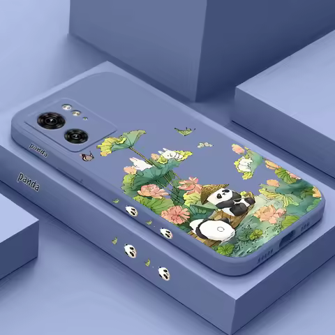 EDGE40 Leisurely Panda Silicone Phone Case For Motorola Moto EDGE 40 40Neo EDGEPLUS E7 E7Plus E6S E3
