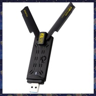 (GCFK) 6500Mbps WiFi7 USB Adapter BE6500 2.4G&5.8G&6GHz Wireless Network Card 802.11be Free-Dr