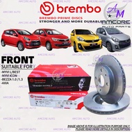 PERODUA MYVI LAGI BEST / ICON / AXIA / BEZZA - BREMBO BRAKE DISC ROTOR / FRONT DISC BRAKE BREMBO / B