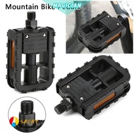 Magic New Sports Flat 9/16 Inch Aluminum Road Bike Platform Pedal Foldable Bicycle Pedal Black 1 Pai