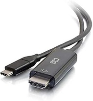 C2G USB Adapter, HDMI Adapter, USB C to HDMI, 4K, 60Hz, Black, 6 Feet (1.82 Meters), Cables to Go 26