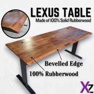 Lexus Table Arc Solid Rubberwood Table Ergonomic Table Gaming Table Study Desk Office Table