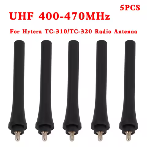 5 PCS/10 PCS Two-Way Radio Antenna 8.5cm UHF 400-470Mhz Rubber Walkie Talkie Antenna for Hytera HYT 