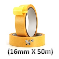 3/4" Yellow Washi Tape (16mm x 50m)- 1 Roll