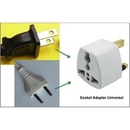 Universal 3 Pin Plug Adaptor 2 Pin US EU Multi Pin To 3 Pin UK International Adapter-TV-UK3PinPlug