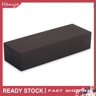Henye Pomya Black Ebony Wood Lumber Blank Timber Handle Plate 12x4x2.5cm Fine Smooth DIY Material fo