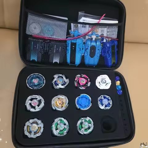 New In Stock Beyblade Ux-20 Ux-21 Storage Box Beyblade Burst Series Gyro Launcher Collectible Portab