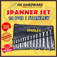 STANLEY SPANNER SPANAR SET carbon steel 8-24 mm Combination Wrench Spanner Set (14 pcs) 80946-8 Span