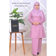 Raya~Kurung Pesak Princess Cut (Plain)