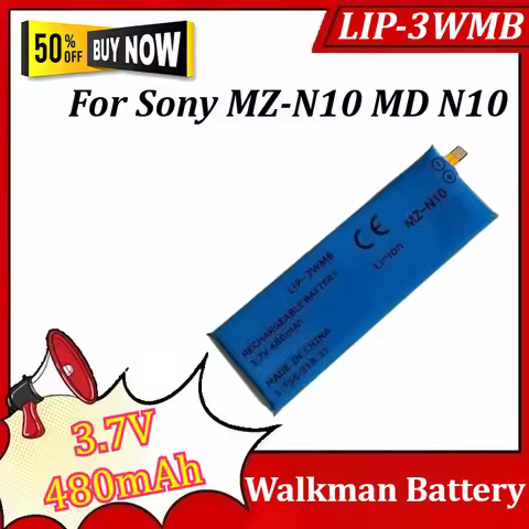 LIP-3WMB 3.7V 480mAh Walkman Battery for Sony MZ-N10 MD N10 Battery