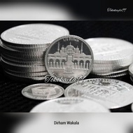 Silver Dirham Wakala - Fulus - Zaim Saidi - Tanjungpura - WIN/BMN Certificate - Cirebon Kasepuhan - 