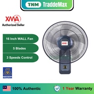 XMA WALL Fan High Performance Stand Fan/Kipas Berdiri with 5 Blades, 3 Speed (16') XMA-16WF [SIRIM A