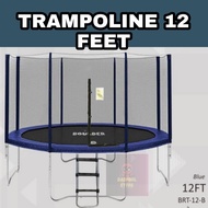 TRAMPOLINE 12 FT FEET TRAMPOLIN WAHANA MAIN ANAK UKURAN BESAR DEWASA -AtharizStrore44