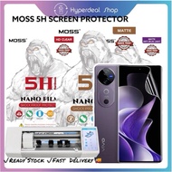 Moss 5H Screen Protector For vivo V40 V40Pro 5G Clear Matte Anti-Fingerprints Hydrogel Full Cover So