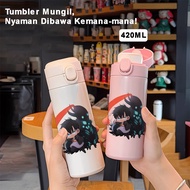 Tumbler SOLO LEVELING 420ml stainless steel 304 Anti-Leak Hot & Cold Suitable for Traveling CUPLXSPW