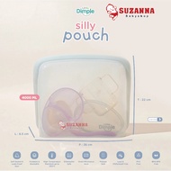Little Dimple Silly Pouch -- Reusable Bag BPA Free and Non-Toxic food Storage/