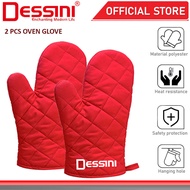 DESSINI ITALY Microwave Oven Glove Heatproof Cotton Baking Gloves Anti Scalding Heat Resistant Mitts