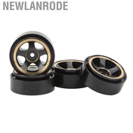 Newlanrode (1) RC Beadlock Wheels Rims 4Pcs Durable Beadlock RC Wheel