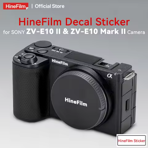 Hinefilm Skin for Sony ZV-E10 II Camera Sticker Alpha ZVE10 II Skin ZVE102 Camera Sticker for Sony Z