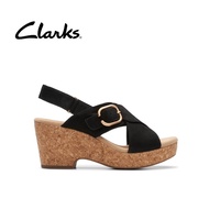 Clarks Giselle Dove Black Nubuck Womens Shoes