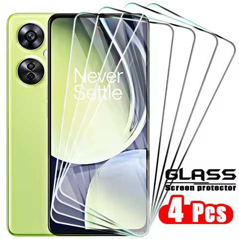 4pcs for Oneplus Nord CE 3 Lite 5G Tempered Glass 1+ 10r 9r 9rt 8t 7t Pro Nord 2 2t CE 2 3 Lite N100
